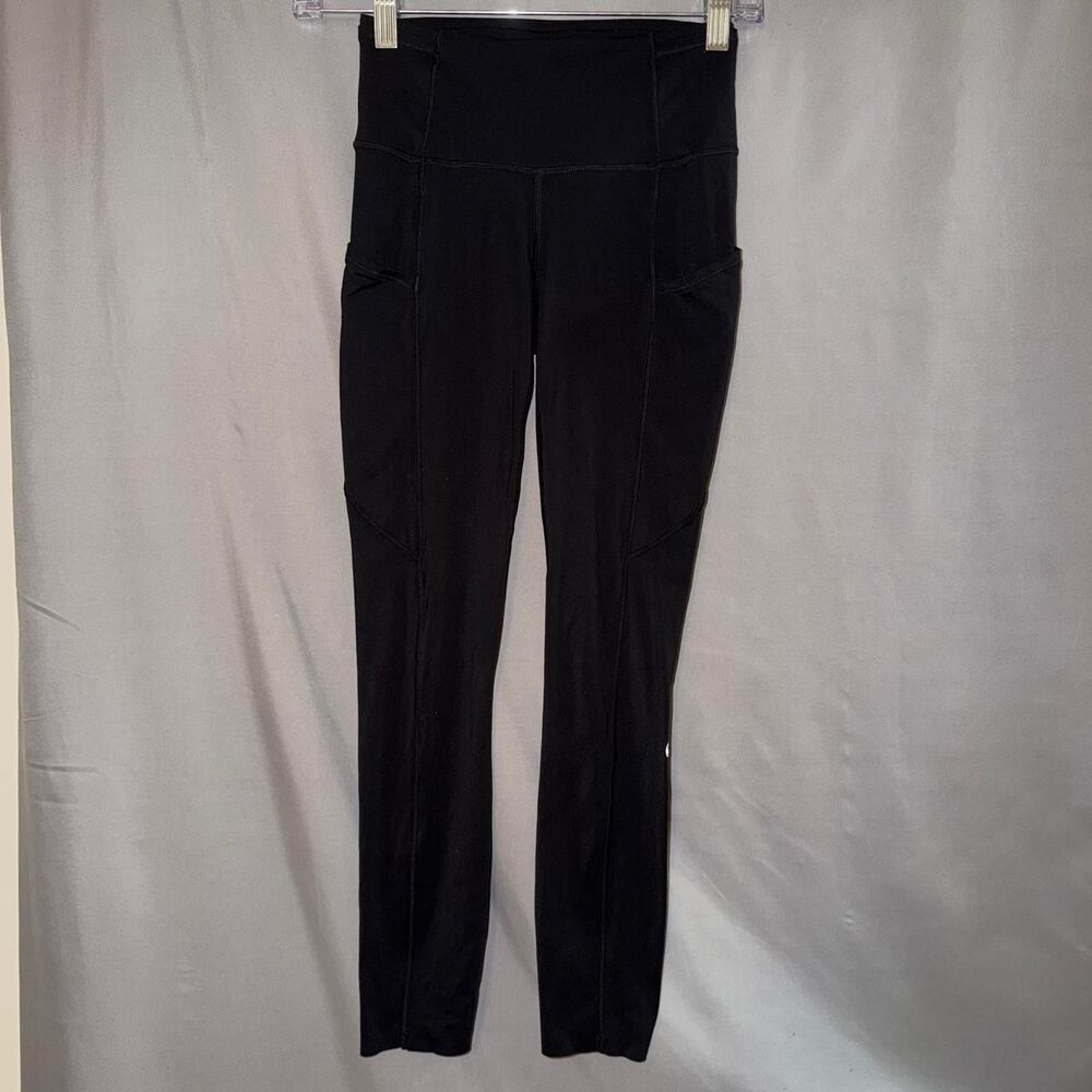 Lululemon Black fast and free high-waisted leggings
